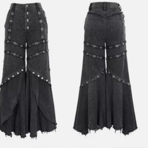 Devil fashion flared eyelet pants - Picture 6 of 6